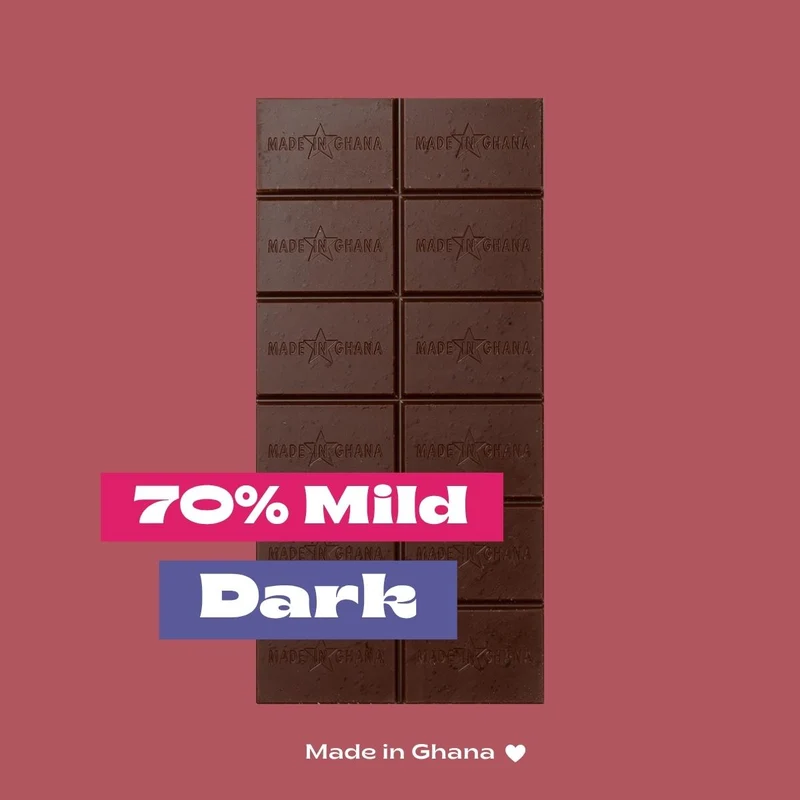 Mild Dark Schokolade Fairafric 70% Kakaoanteil