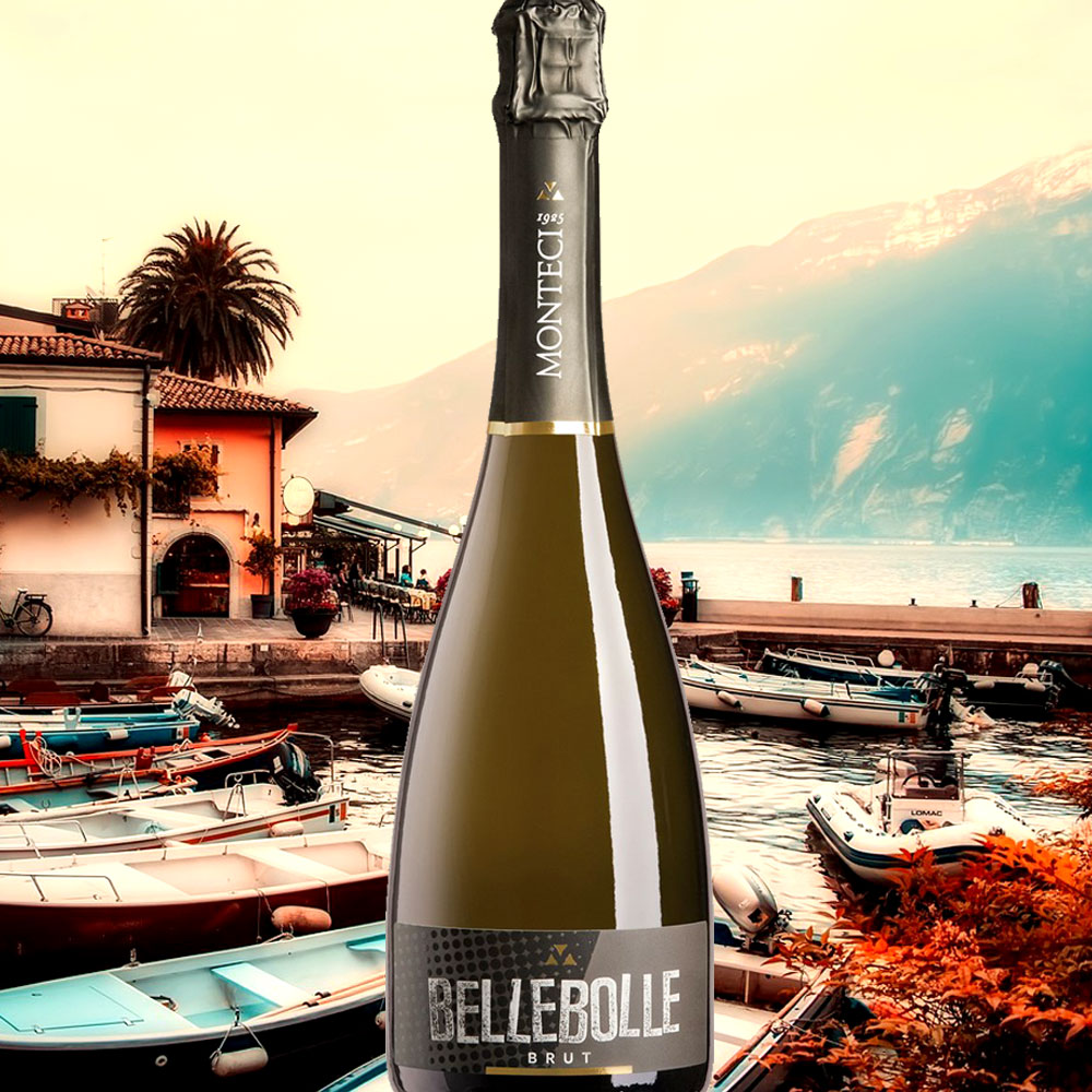 Spumante brut DOC Bellebolle Garda Monteci