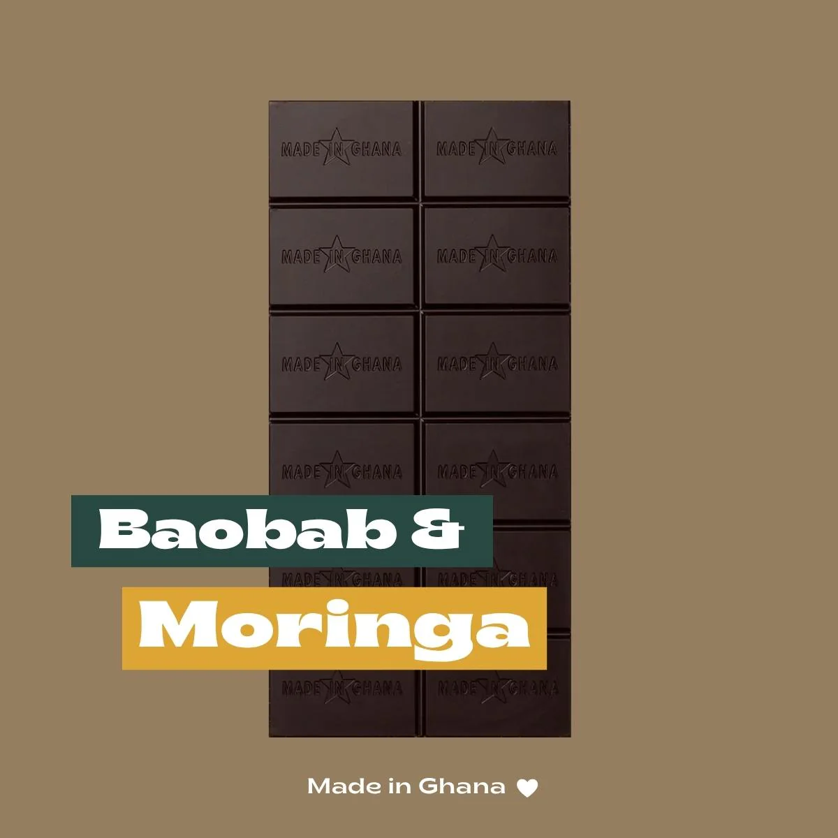 Baobab & Moringa Schokolade Fairafric 57% Kakaoanteil