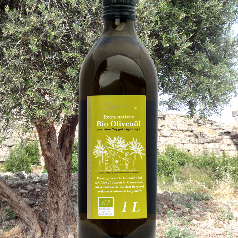 Olivenöl extra nativ 1 Liter aus Koroneiki-Oliven