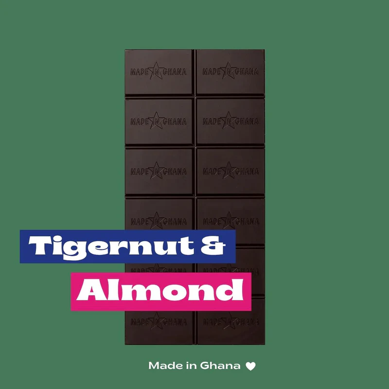 Tigernut & Almond Schokolade Fairafric 70% Kakaoanteil