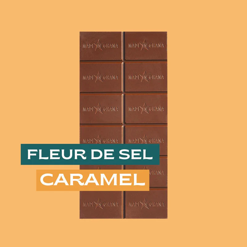 Fleur De Sel & Caramel Schokolade Fairafric 42% Kakaoanteil